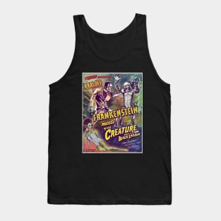 Frankenstein vs. The Creature From The Black Lagoon Tank Top